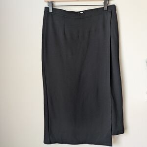 Betabrand Asymmetrical Black Skirt